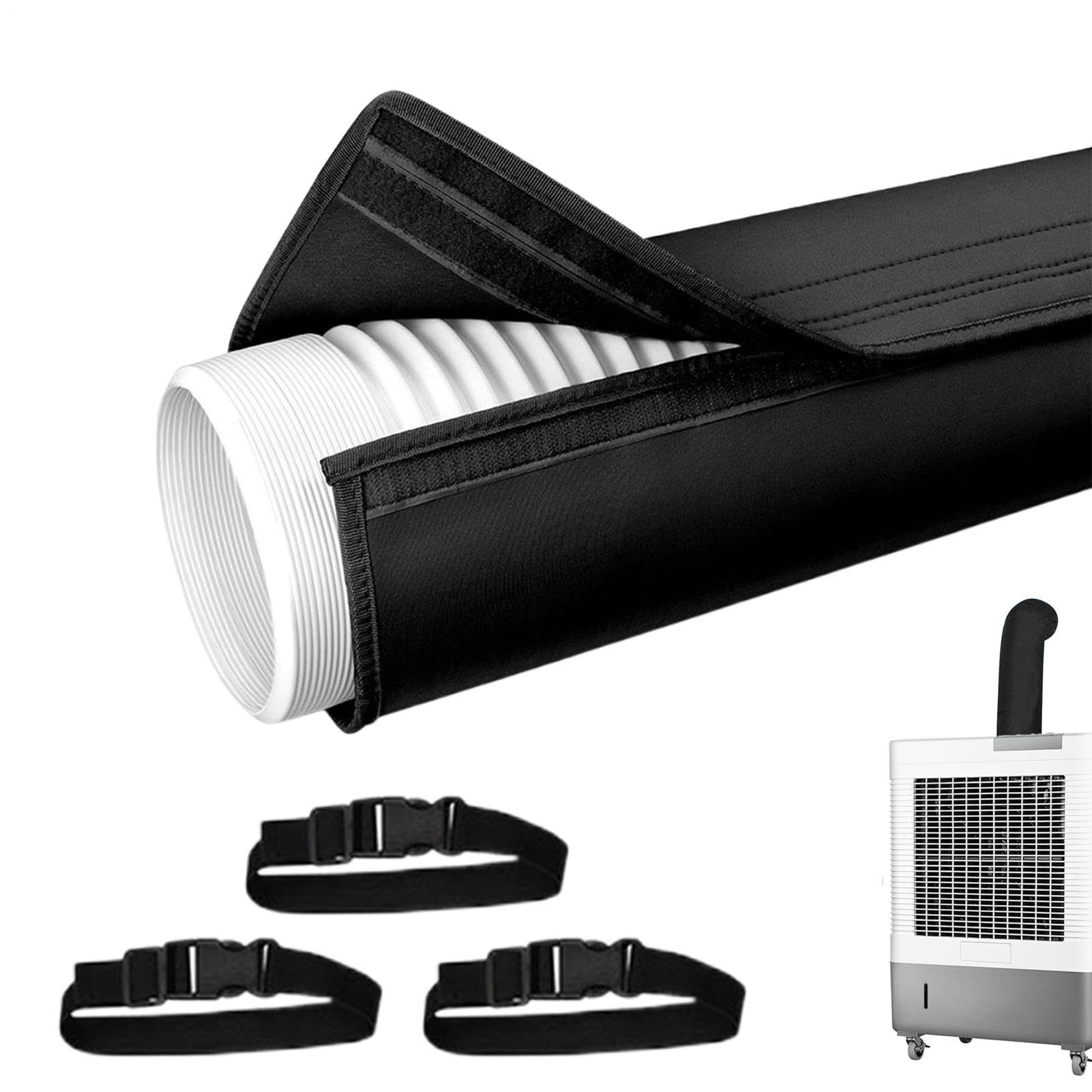 Amazon | スポットエアコン 排気ダクトカバー 断熱カバー 150x53cm